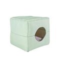 Banbury & Co 2-in-1 Foldable Pet Cave Bed -Green