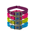 Ancol Heritage Nylon Adjustable Reflective Collar Purple 45 - 70cm - Monster Pet Supplies