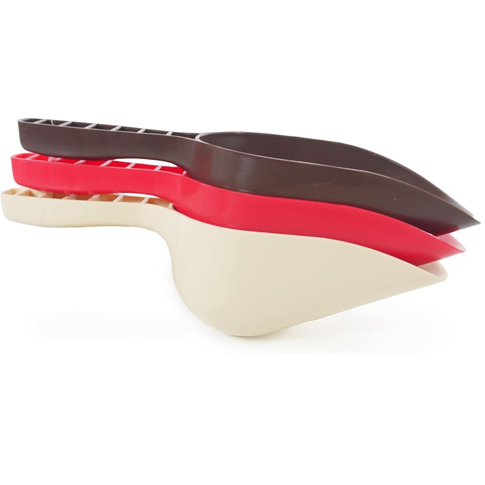 Rosewood Pet Products Ltd Pet Stuff Plastic Pet Food Scoops Clipstrip Assorted