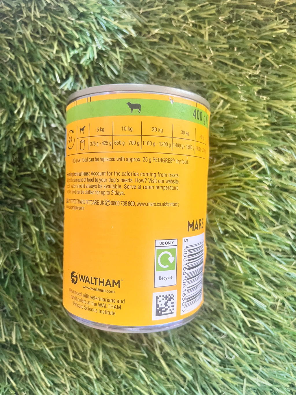 Pedigree Lamb and Liver mix Dog Tin