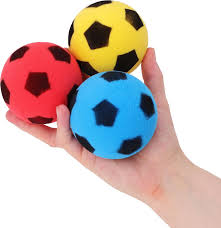 3 mini footballs (