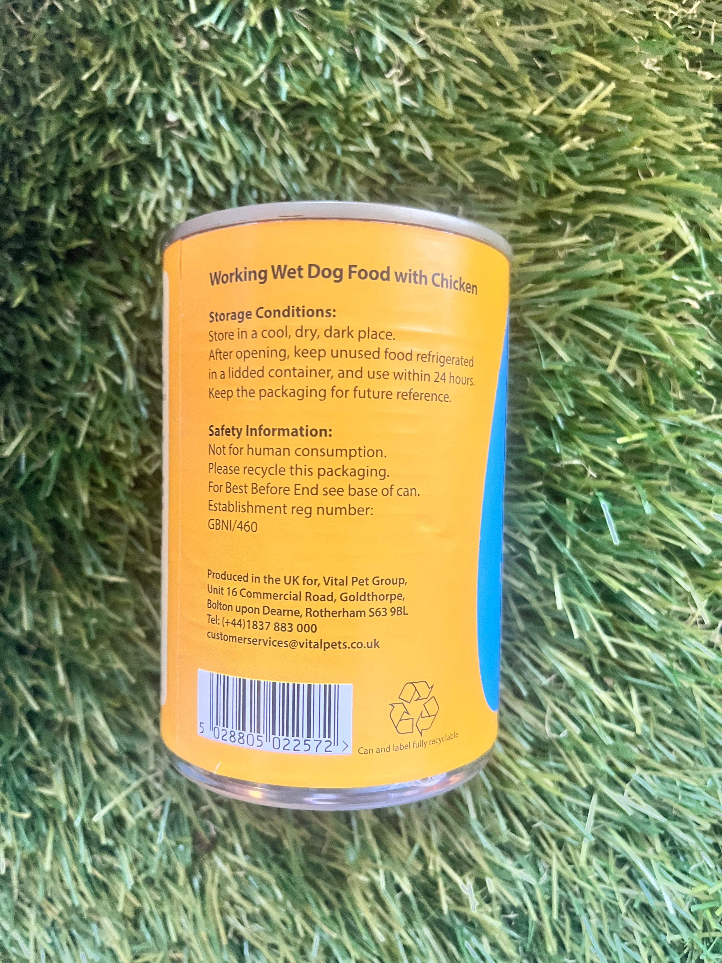Mayfield Working Dog Food Tin Chicken