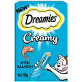 DREAMIES Creamy Snack Cat & Kitten Treat with Salmon Flavour 40g