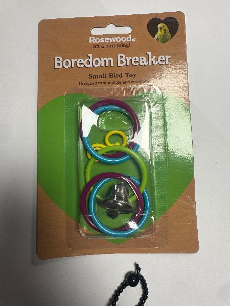 Boredom Breaker Budgie & Canary Olympic Rings W/bell