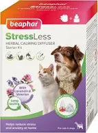 Beaphar StressLess Herbal Calming Diffuser Cats & Dogs Starter Kit 1x Plug-in & 1x 30ml Refill