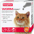 Beaphar Wormclear Spot On Wormer For Cats 2 Pipette