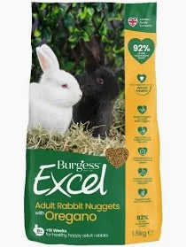 Burgess Excel Adult Rabbit Oregano  1.5kg X4