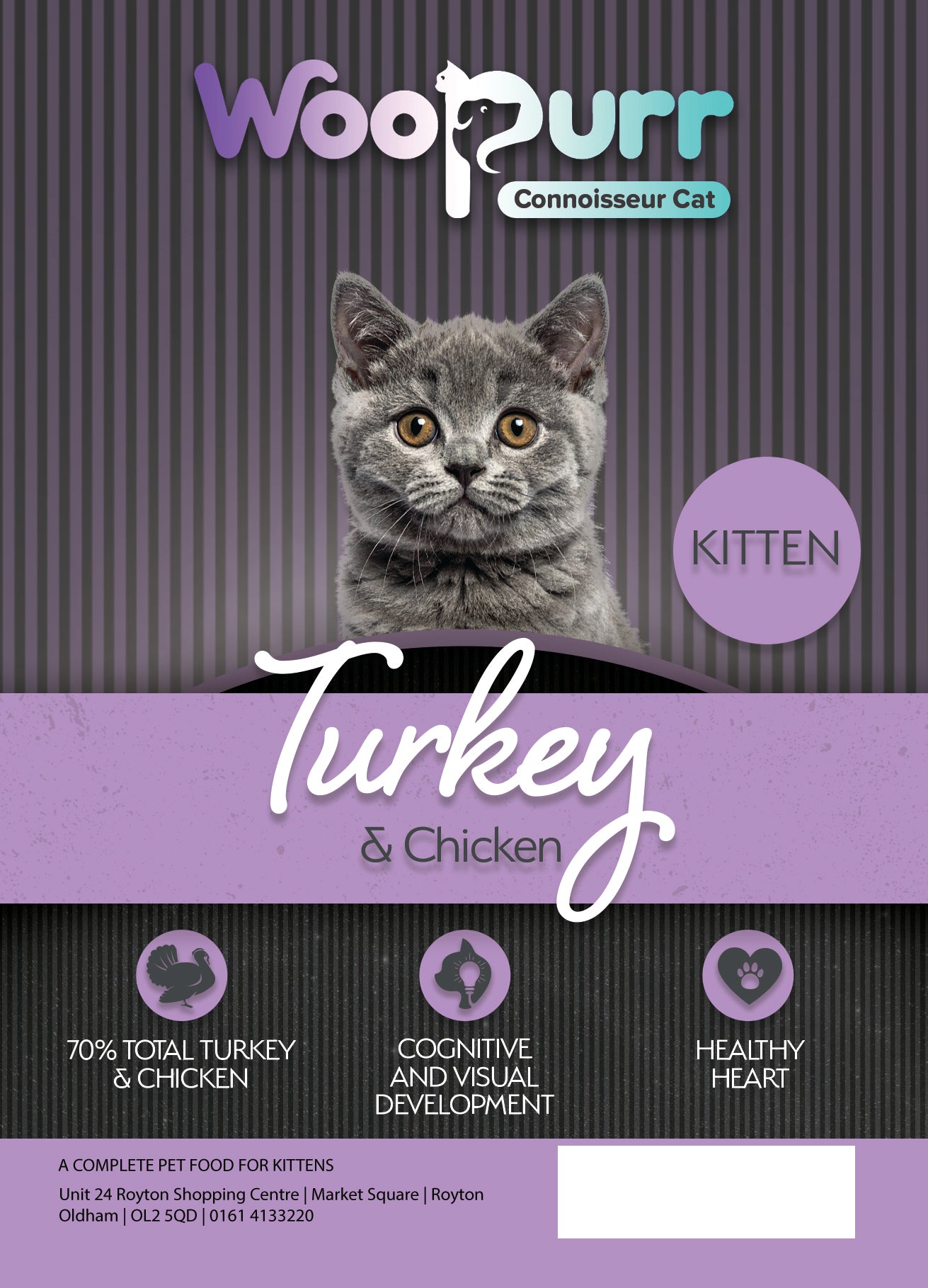 300g Connoisseur Cat Kitten Turkey & Chicken CC/NL