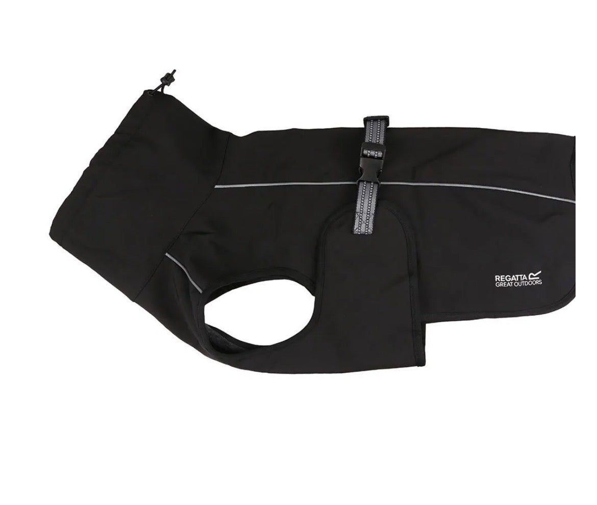 Dog Gone Smart Olympia Soft Shell Coat Black 12`