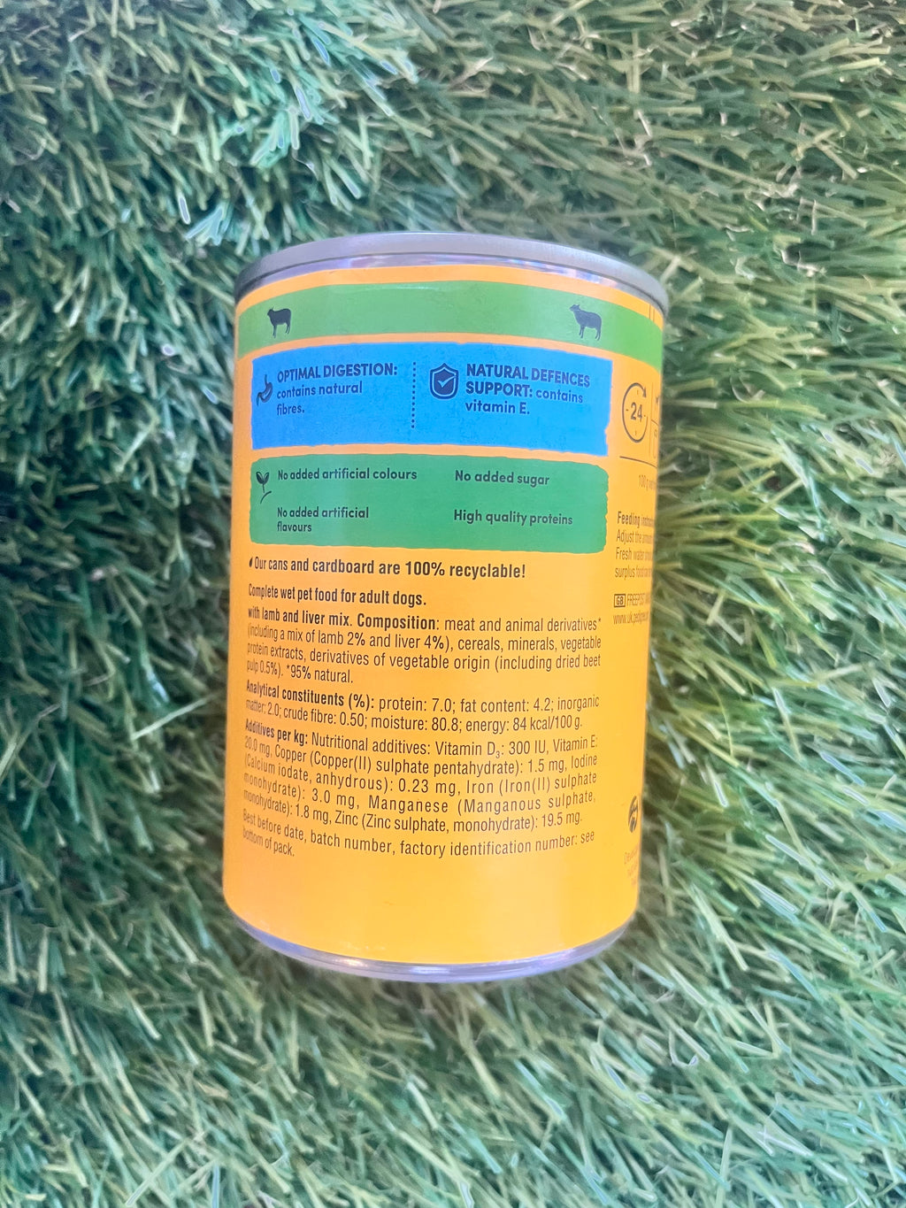 Pedigree Lamb and Liver mix Dog Tin
