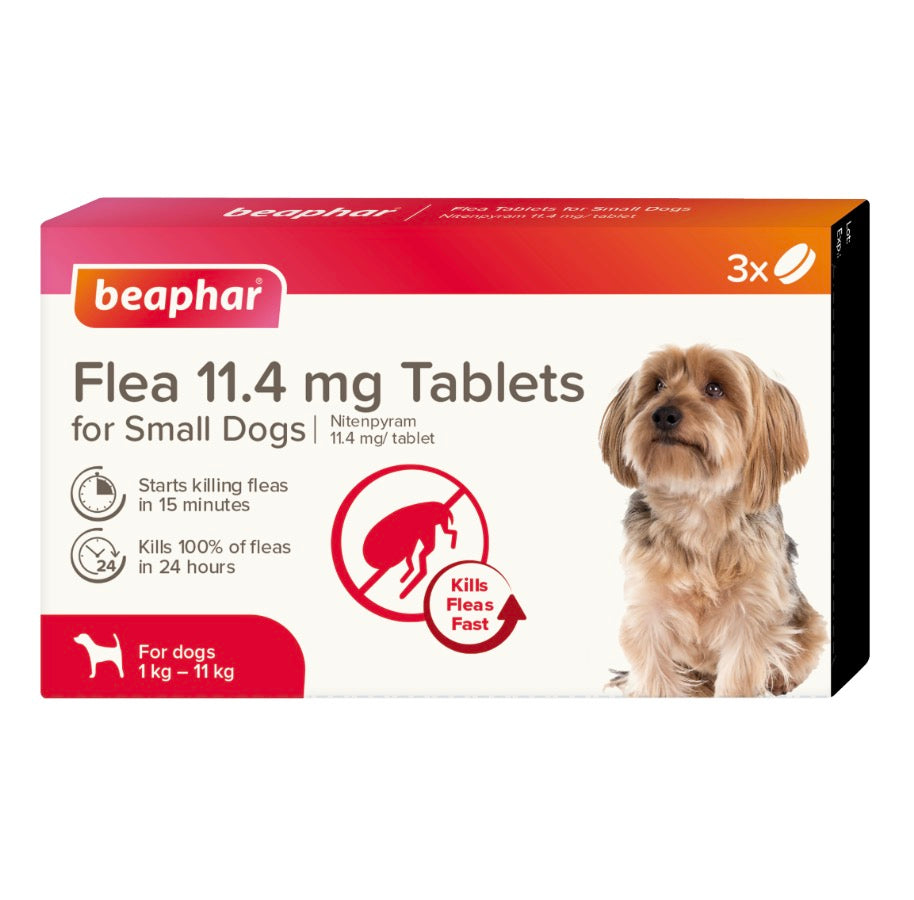Beaphar Flea Tablets for Small Dogs -  3 Tablets