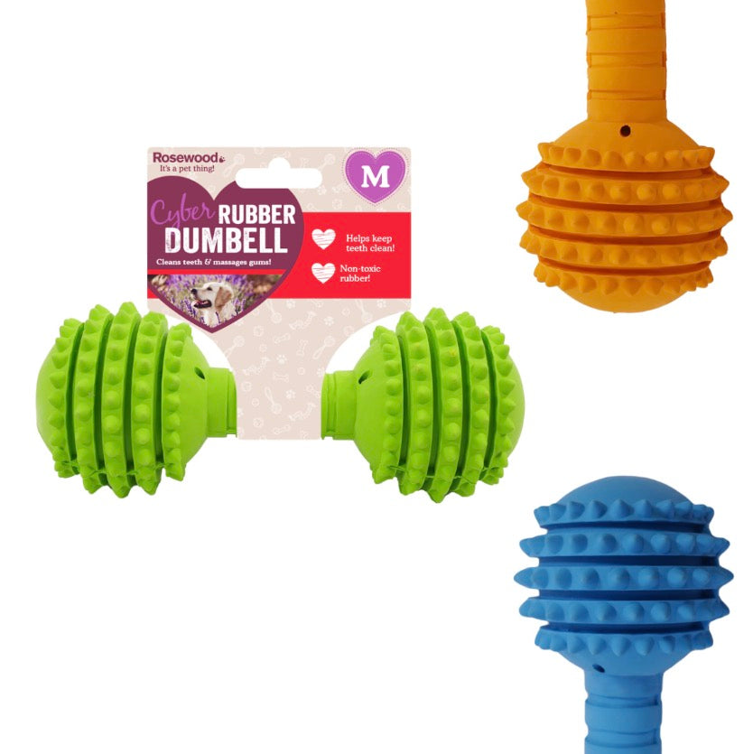 CYBER RUBBER DUMBBELL MEDIUM