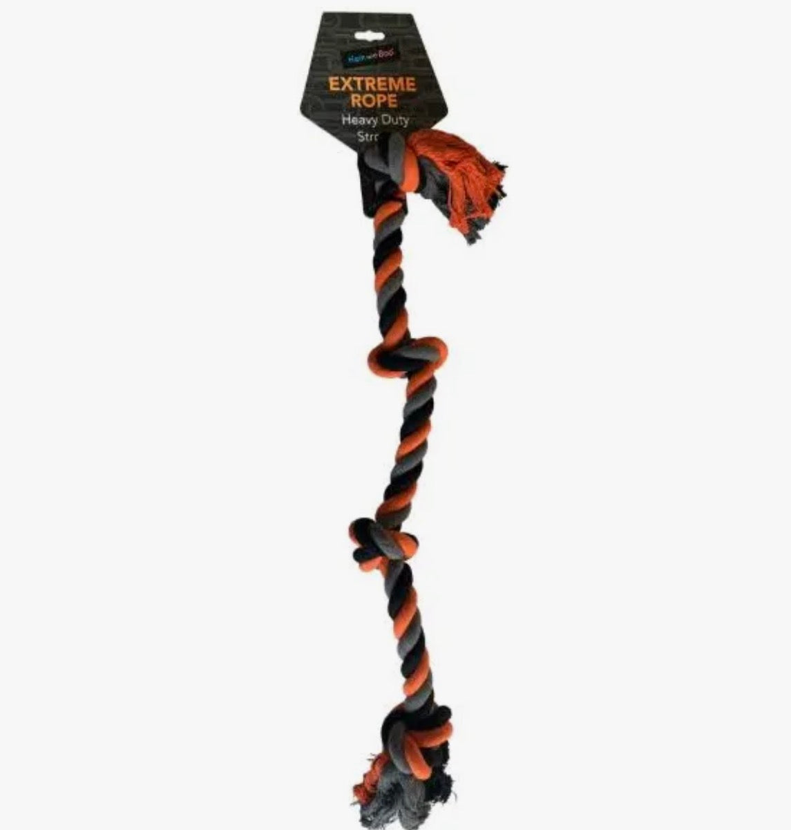 Hem & Boo Tough 3 loop rope toy mixed