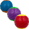Hem and Boo 9cm TPR squeaker tennis ball mixed colours