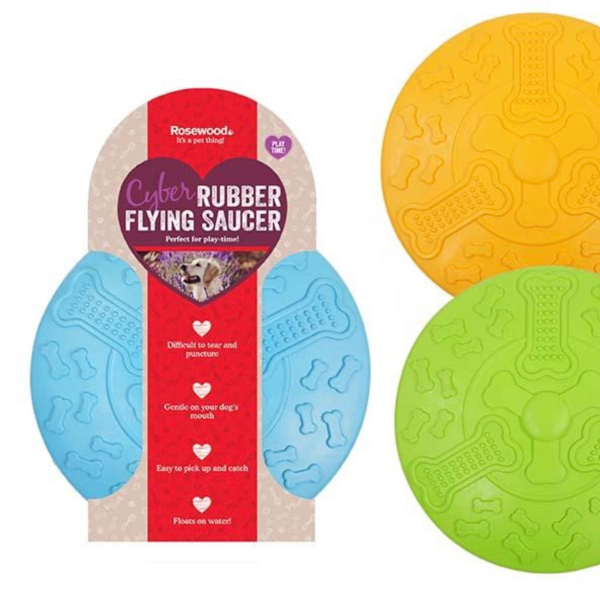 Cyber Rubber Saucer Assorted Large