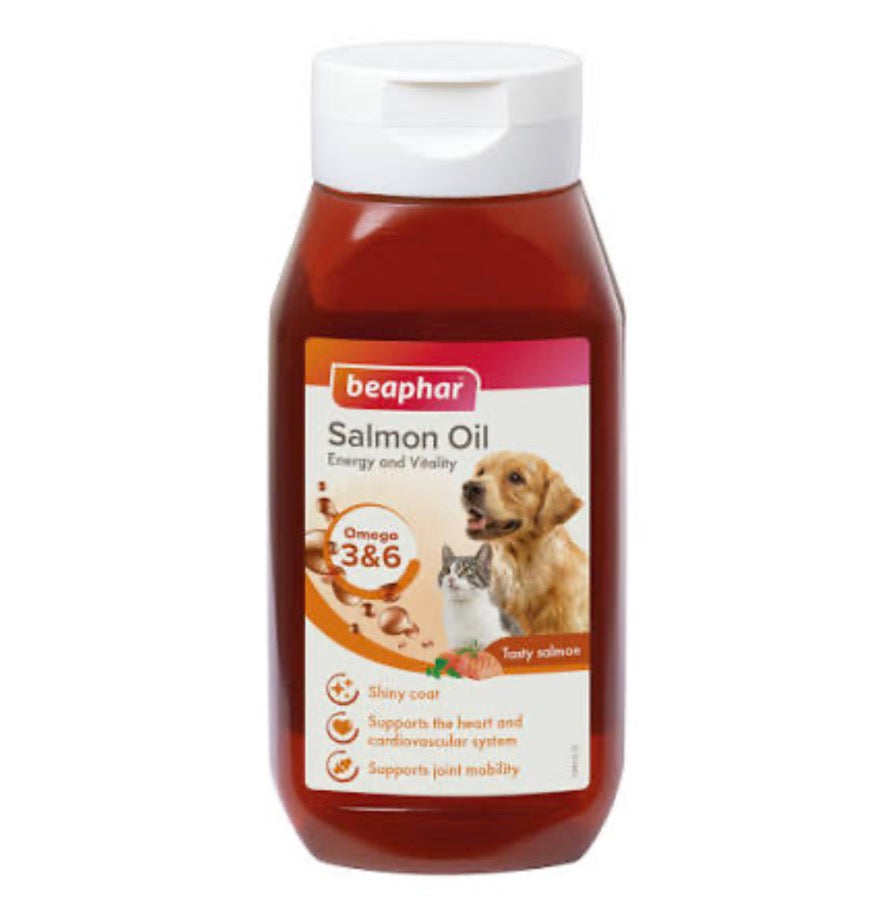 Beaphar Dog Salmon Oil Supplement 430ml
