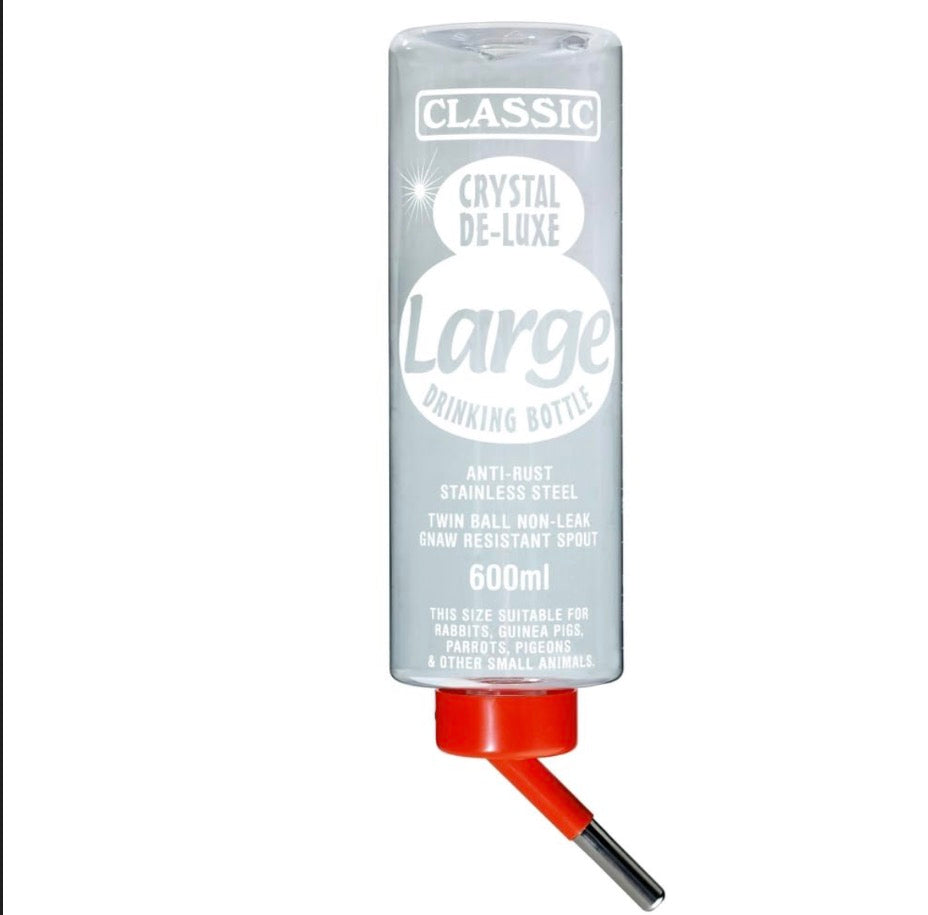 Classic Crystal Deluxe Drinking Bottle Lge 600ml