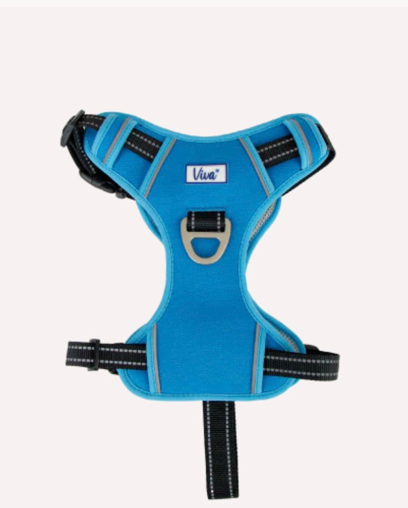 Ancol Viva Exercise & Travel Harness Blue L 60-85cm