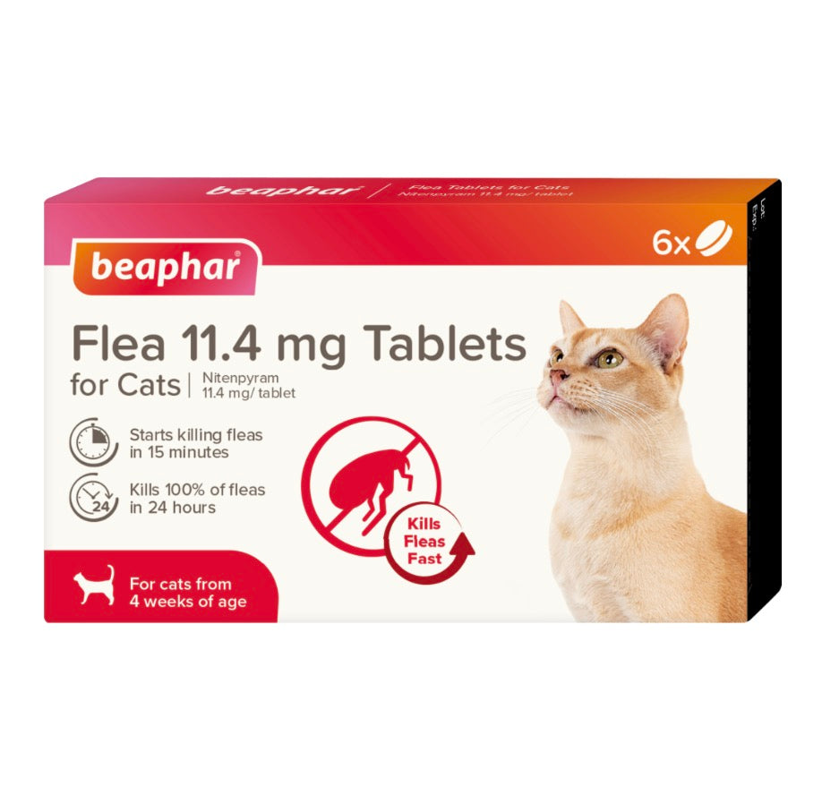 Beaphar Flea Tablets for Cats -  6 Tablets