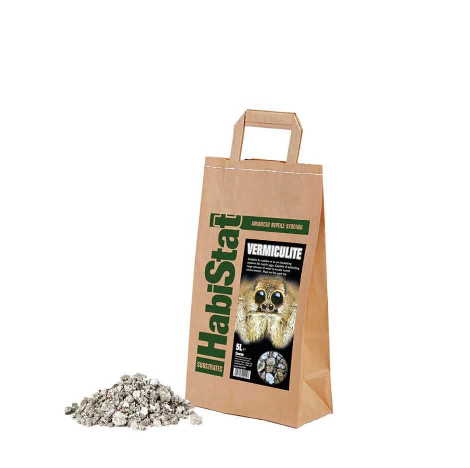 HabiStat Vermiculite Substrate, Coarse, 5 Litre
