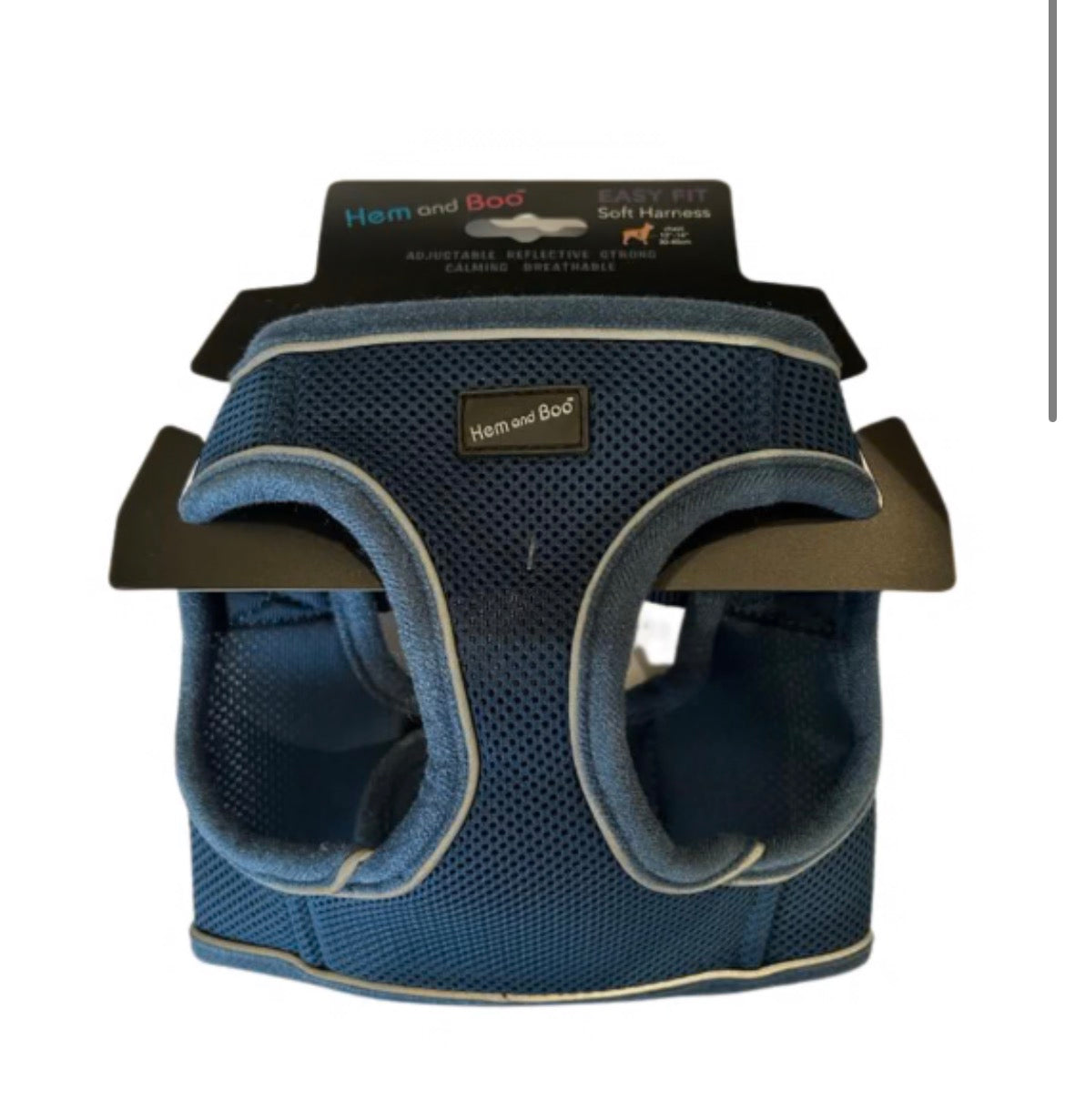 Hem and Boo Easy Fit mesh harness blue SMALL