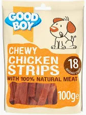 Good Boy Pawsley & Co Chewy Chicken Strips 100g