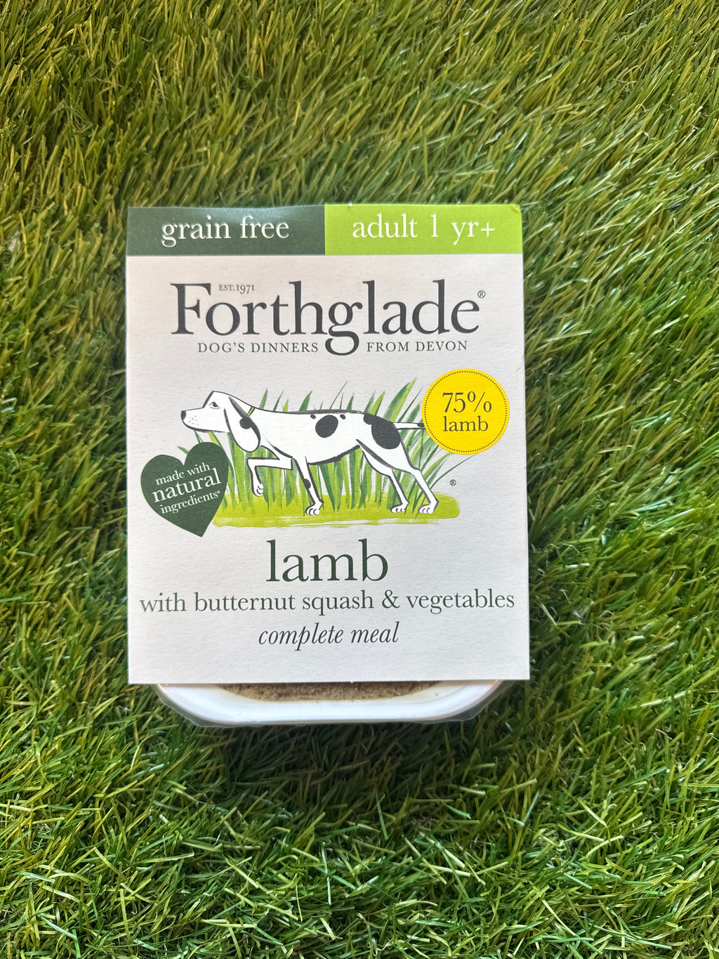 Forthglade Adult GF Just 90% Lamb 395g