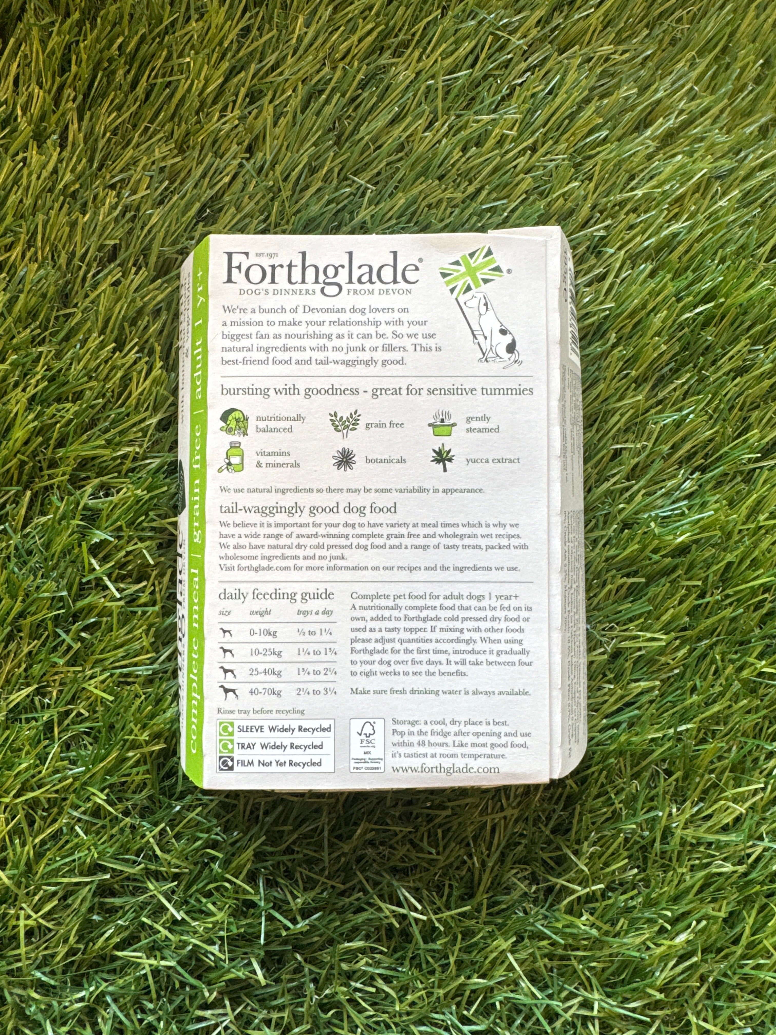 Forthglade Adult GF Just 90% Lamb 395g