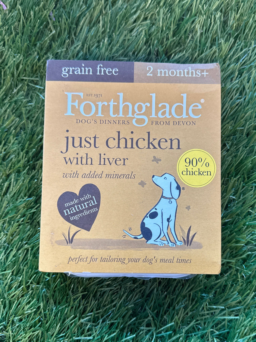 Forthglade Adult GF Just 90% Chicken Liver 395g