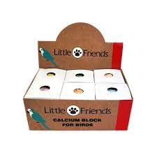 Little Friends Calcium Blocks (L4 x W4 x H2cm)  - Pack of 12