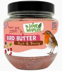 Love Wildlife Bird Butter Fruit & Berry 375g x 6
