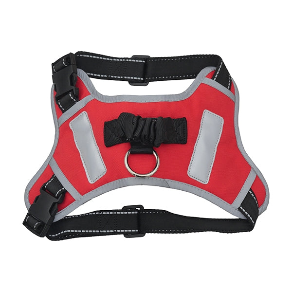 Rosewood Reflective Slip On Dog Harness Red - Large