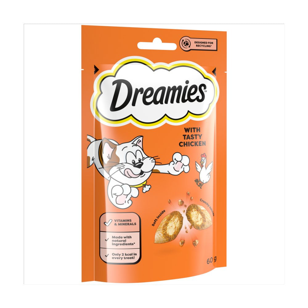 DREAMIES Cat Treat Biscuits with Chicken 60g