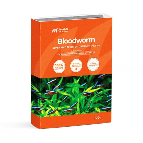 Frozen Bloodworm 100g 30 Cubes