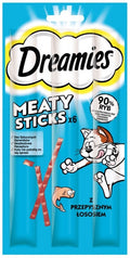 DREAMIES Meaty Sticks Adult Cat Treats with Scrumptious Salmon 30g