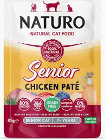 Naturo Cat Senior Chicken Pat? Pouch 85g