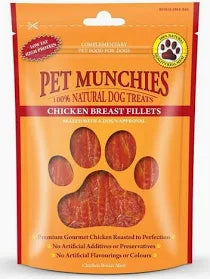 Pet Munchies Chicken Breast Fillets 100g