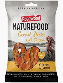 Naturefood Chicken Wrapped Carrot Sticks 80g