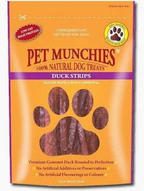 Pet Munchies Duck Strips 90g