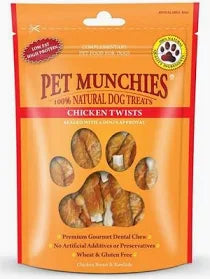 Pet Munchies Chicken Twists 80g