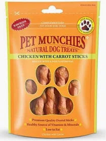Pet Munchies Chicken With Carrot Sticks 80g